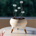 Dynamic Aromatherapy Diffuser – 250ml Essential Oil Cool Mist Humidifier with Jellyfish Mist & Color-Changing LED Lights for Relaxing Home, Bedroom & Office Atmosphere