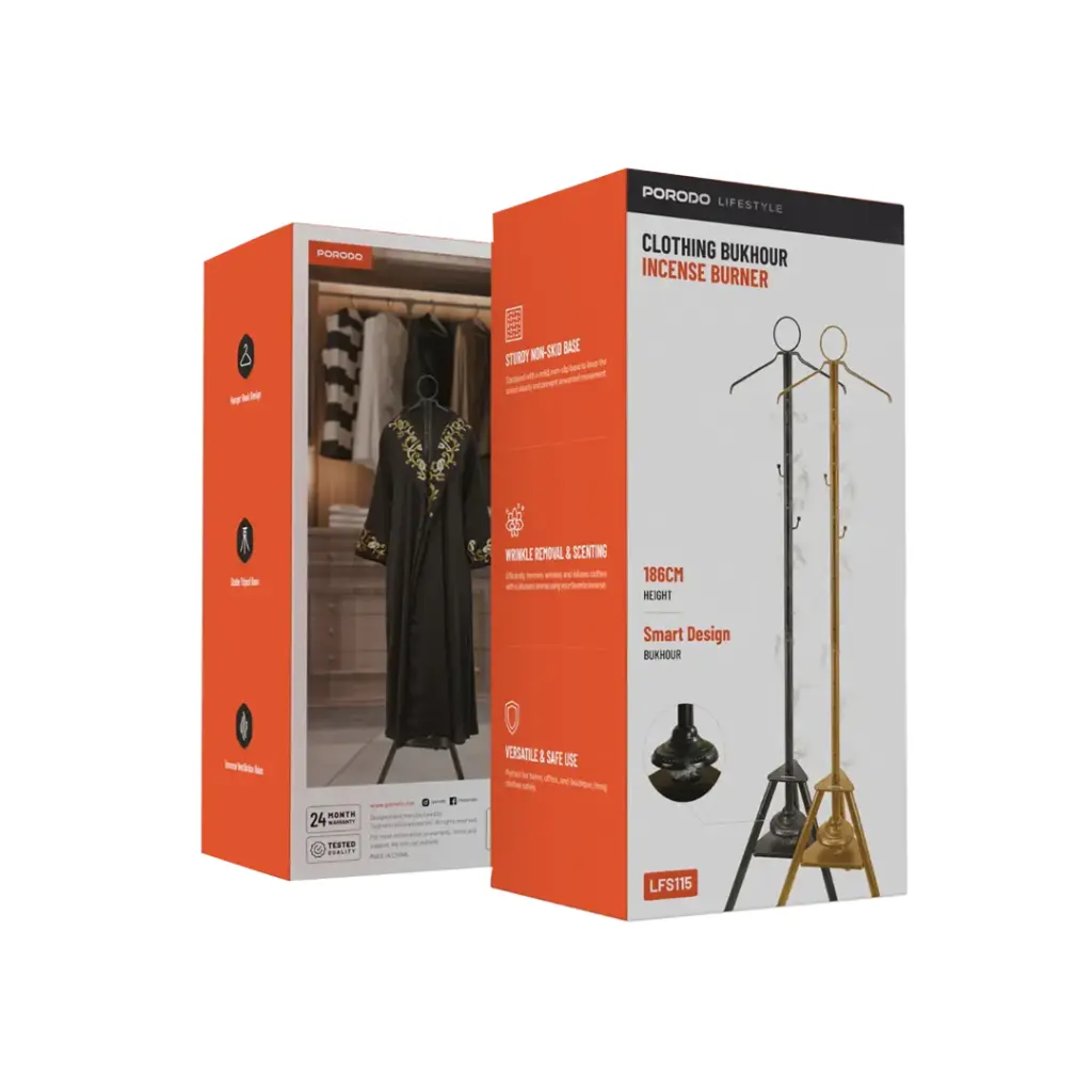 1 Porodo Lifestyle Clothing Bukhour Incense Burner - الصورة 1