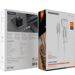 ⁦Porodo PD-CBL0039-WH | Charging Cable 2-in-1 Type-C & MagSafe 3 White⁩ - الصورة ⁦2⁩