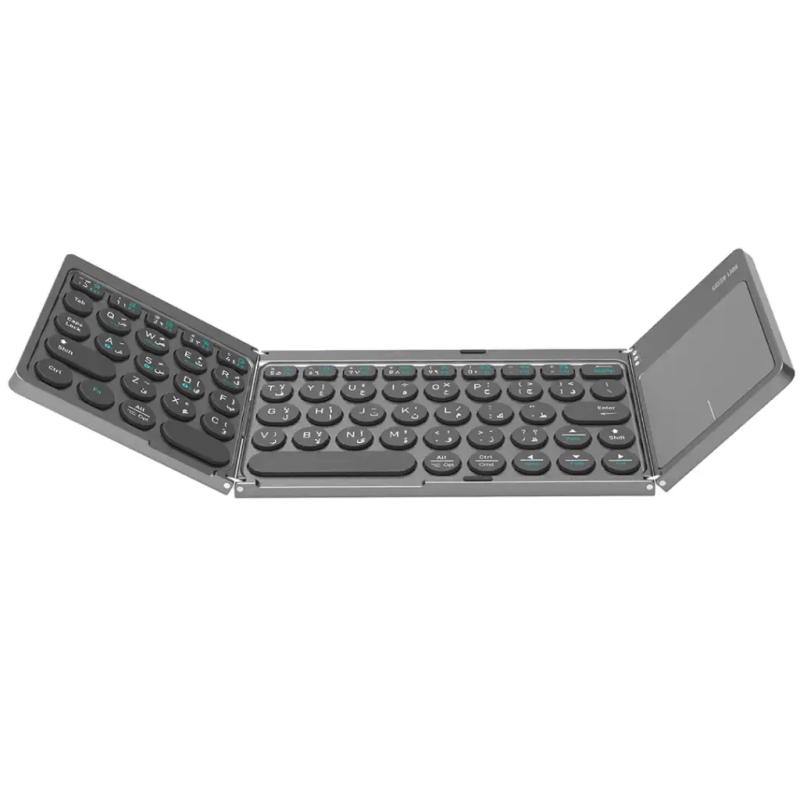 Green Lion tri-fold wireless keyboard scissor-switch gray Qatar