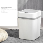 Bathroom Trash Can, 10L Automatic Touchless Infrared Motion Sensor Trash Can with Lid, Smart Plastic Trash Bin, Waterproof Garbage Bin for Kitchen, Office, Toilet, Bedroom, RV - Image 2