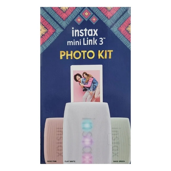FUJIFILM Instax Mini Link 3 Bundle – Green | Ultimate Portable Photo Printer in Qatar