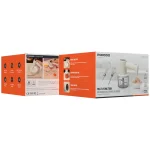 Porodo Lifestyle Multi-Function Rechargeable Hand Blender - Beige - Image 3