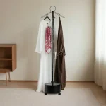 ⁦Porodo Lifestyle Essentia Clothing Bakhour Hanger with Storage Tray & Wheels⁩ - الصورة ⁦2⁩
