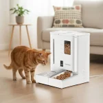 Porodo Petmate Automatic Pet Feeder with Wi-Fi, Camera & App Control – White - Image 2