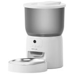 Green Lion Smart Pet Feeder with Stainless Steel Bowl - white - Image 2