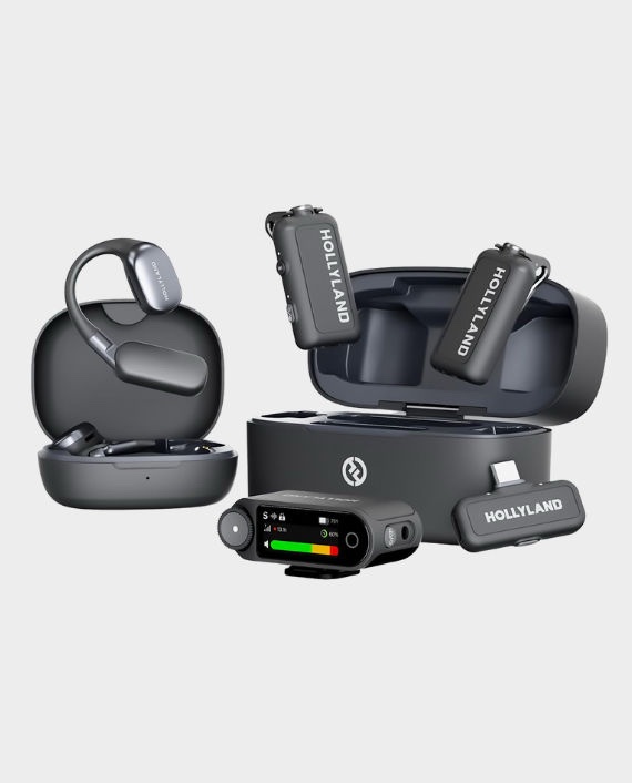 Hollyland Lark Max 2 Ultimate Combo wireless microphone system black