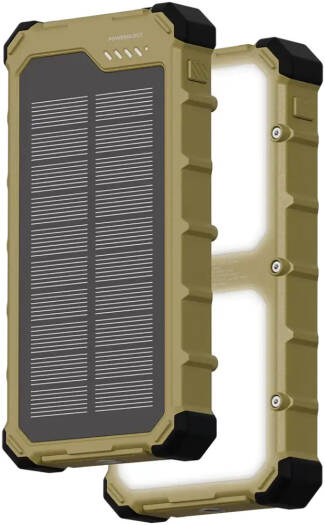 Powerology 10K solar power bank 10000mAh portable charger in Qatar